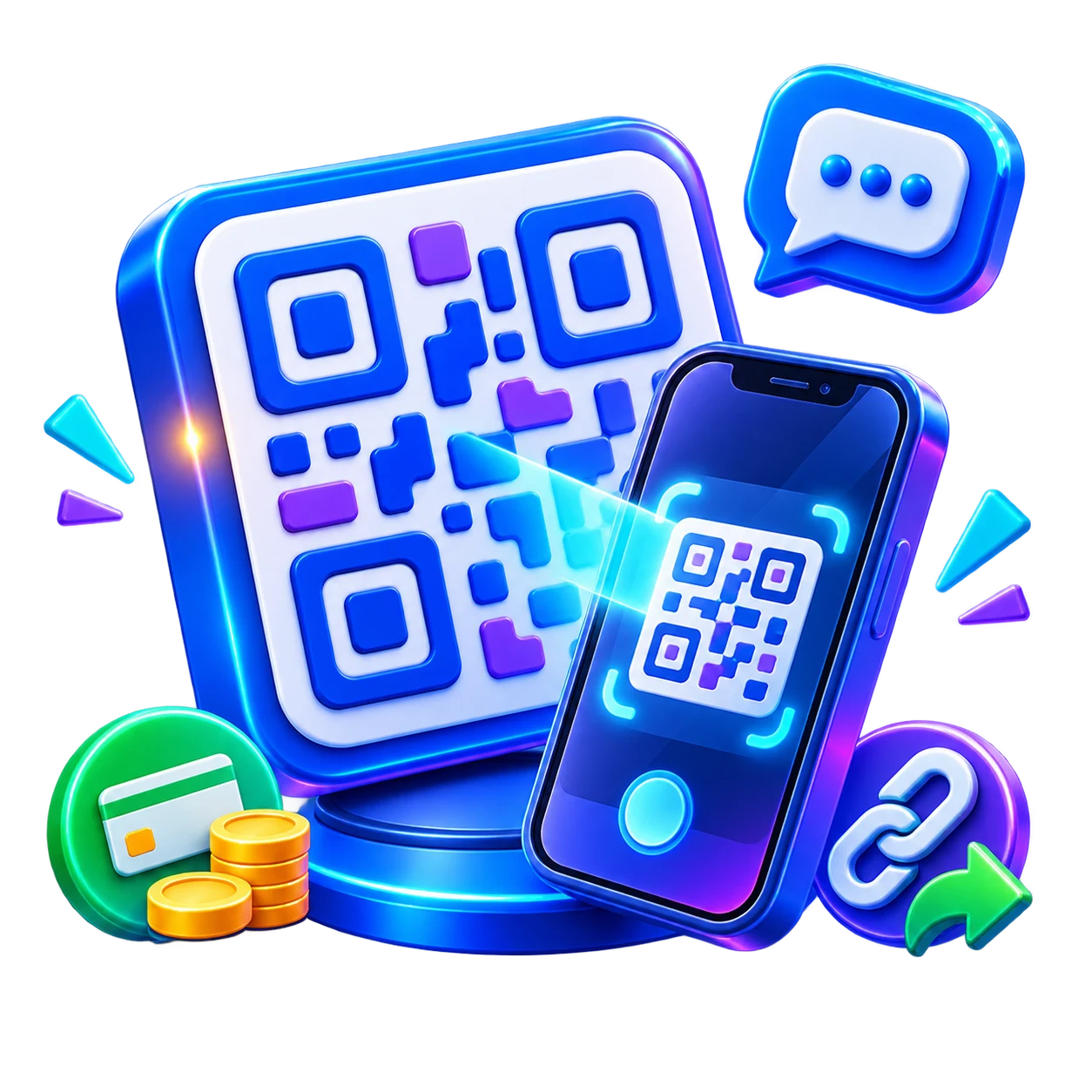 Geradores de QR Code para WhatsApp, PIX, links e negócios