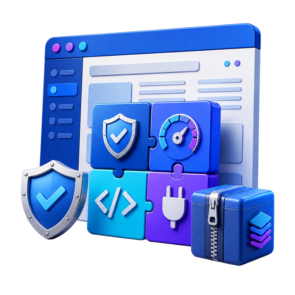 Plugins WordPress para segurança, desempenho, SEO e inteligência artificial